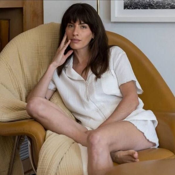 2025 Danish Organic Cotton Embroidered Lace Women's Pajamas Double-Layer Pure Cotton Yarn Long-Sleeved Pants Simple Home Wear