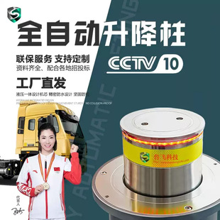 Lifting Column Fully Automatic Hydraulic Lift Column Stainless Steel Column School Factory Unit Shopping Mall Entry and Exit Lift Column