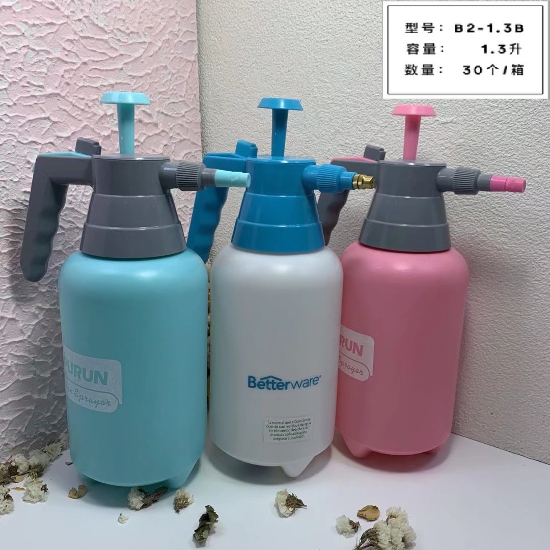 Spot wholesale Aipurun B2-1.3B spray bottle macaron color spray bottle sprinkler spray bottle pneumatic watering pot