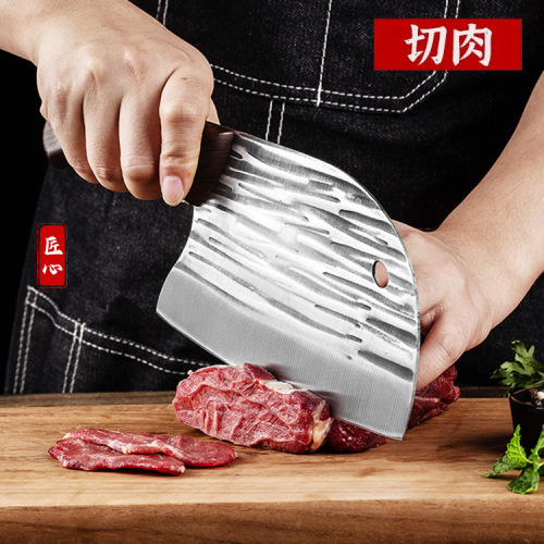 Factory Direct Wholesale Knife, Stainless Steel Kitchen Knife, Slicing Knife, Meat Cutting Knife, Jianghu Street Food Fish Head Knife