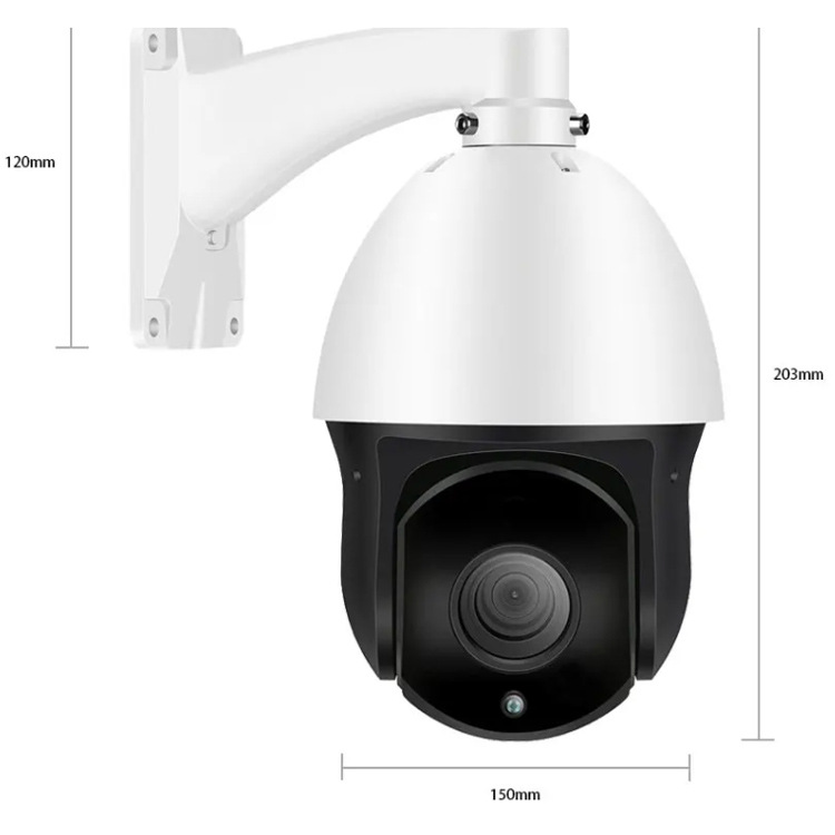 Outdoor PTZ 30x Zoahd PTZ cámara zoom óptico coaxial máquina de bola de alta velocidad