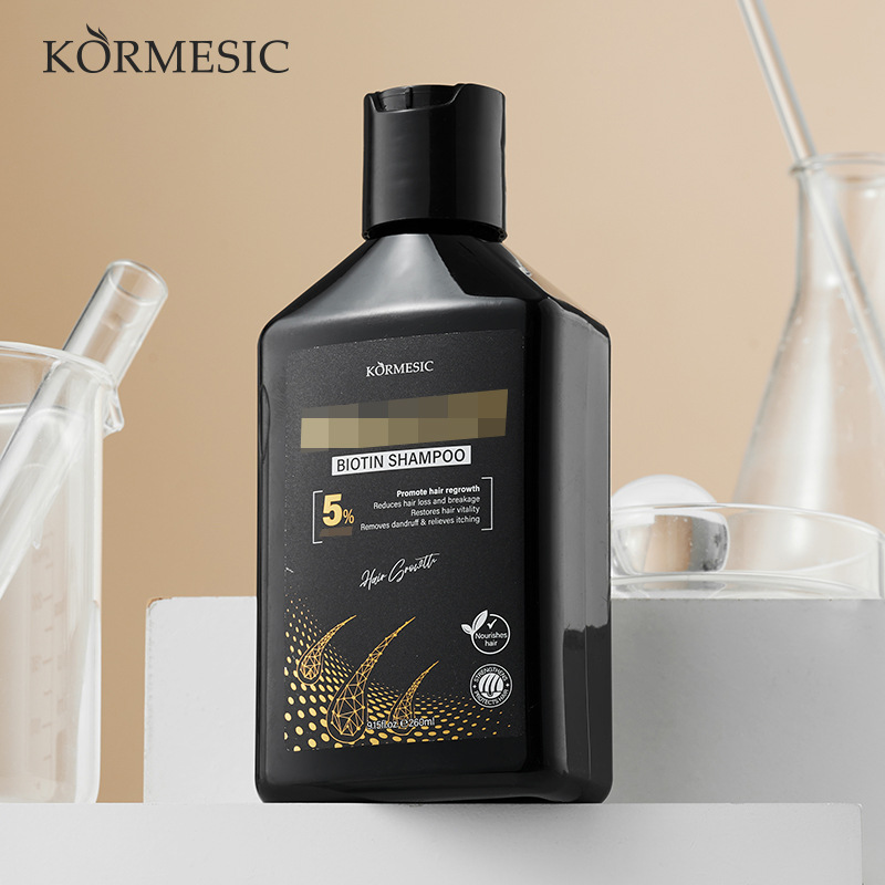 Champú de biotina KORMESIC para comercio exterior transfronterizo, limpieza profunda con espuma, fabricante, venta al por mayor, en stock image 5