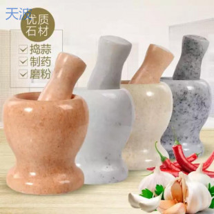 Ttb Garlic Press for Home Use, Garlic Masher, Garlic Grinder, Garlic Paste Maker, Garlic Jar, Garlic Press, Pestle, Stone Garlic Grinder