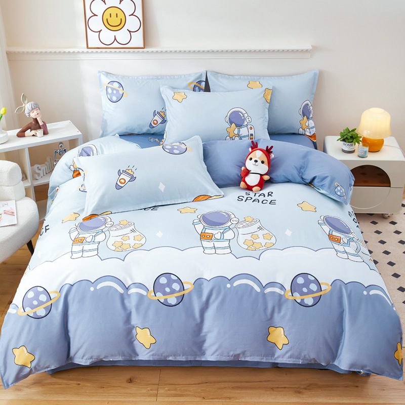 50x200x230 colcha de cama de algodón de una sola pieza de dibujos animados 00 colcha de algodón de un solo niño dinosaurio