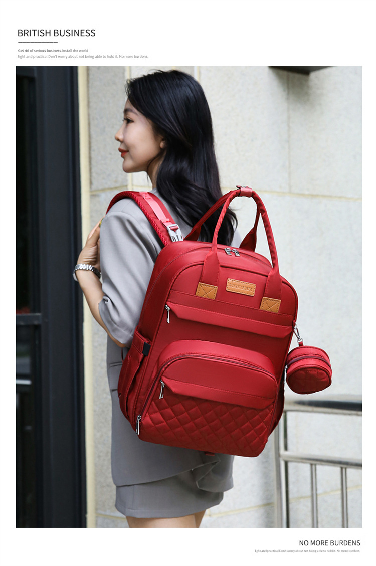 Cross-border exclusive for mother and baby bags, 2025 new large-capacity portable travel diaper bag for both shoulders, printable Mommy bag undefined