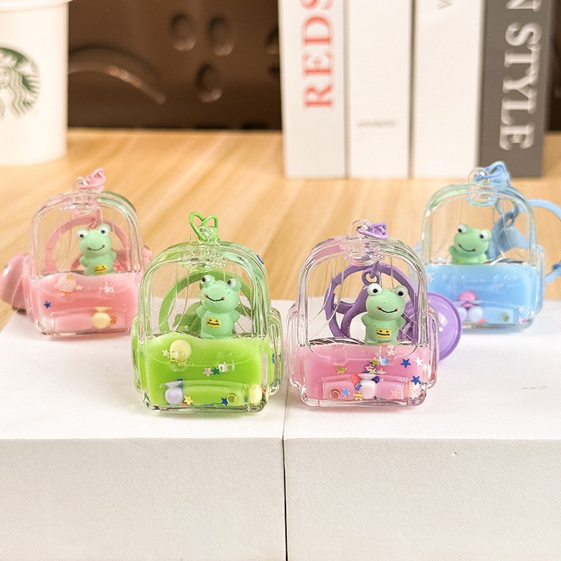 Cartoon Dream Bear Girl Keychain leche rosa muñeca adorable bolso de pareja colgante pequeño regalo al por mayor