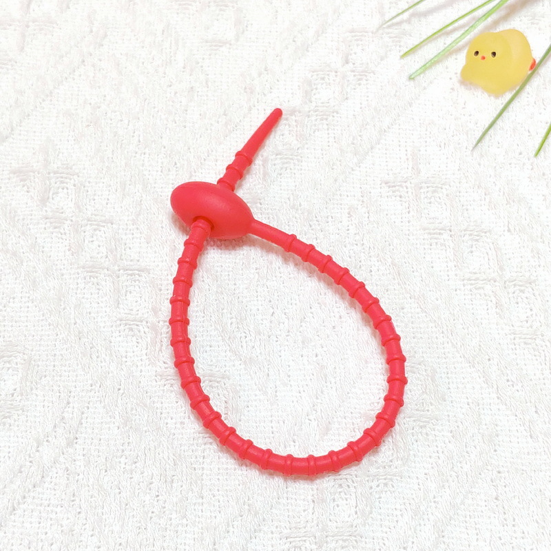 22CM 길이의 실리콘 타이, XQ9046-1 빨간색