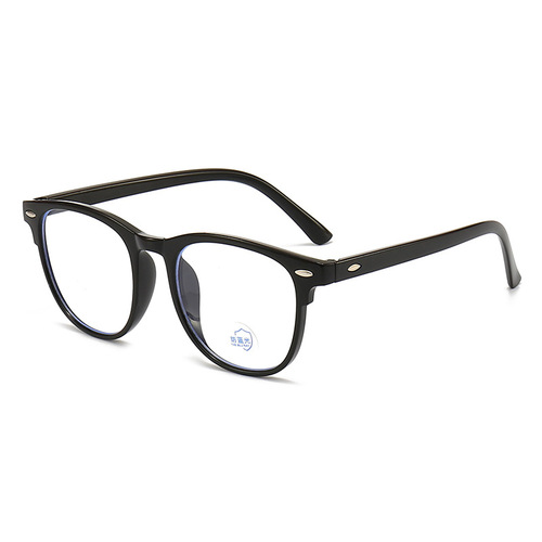 New anti-blue light flat mirror rice nail glasses frame trendy Internet celebrity Korean version student finished myopia glasses manufacturer wholesale