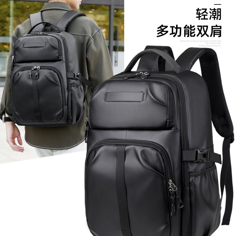 Mochila multifuncional de empalme a prueba de salpicaduras de gran capacidad para hombres mochila de viaje mochila deportiva