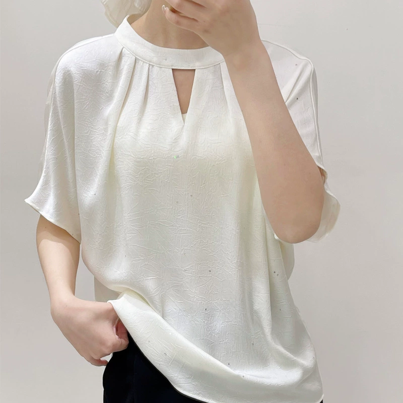 Летняя рубашка, блестящая маникюрная sequins