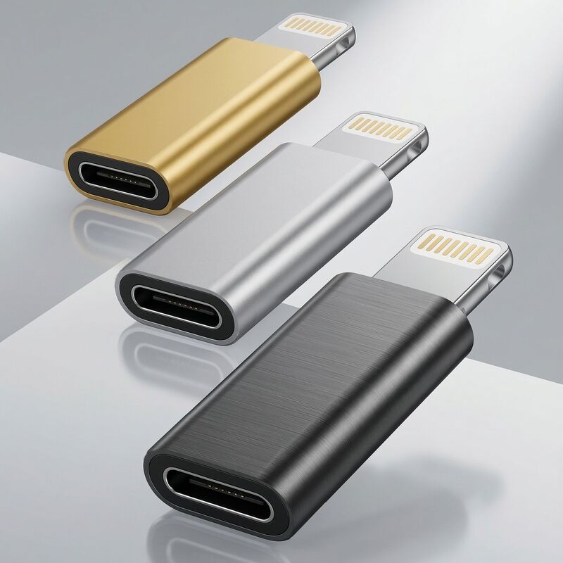 Suitable for Apple Mobile Phone Charging Adapter Type-C Female to Lightning Interface Converter Pd Fast Charging Tpc