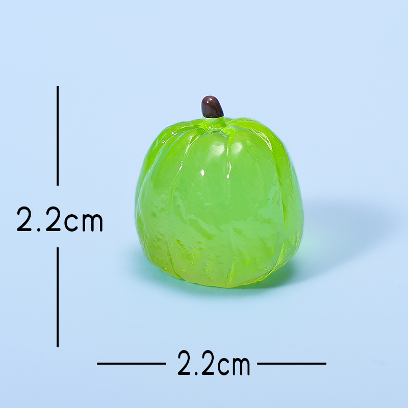 微景观摆件仿真水果茄子雪梨木瓜桌面家居造景树脂diy工艺装饰品|undefined