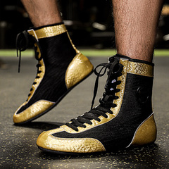 Boxing shoes for men and women, professional training shoes for indoor gyms, combat, sanda competitions, wrestling shoes