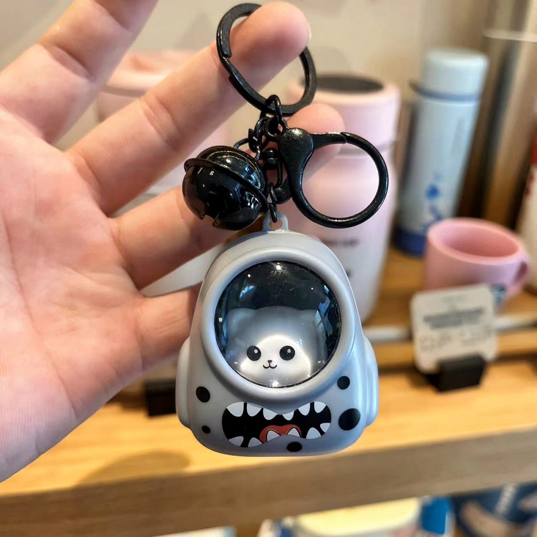 Nuevo gato bolso de noche lámpara llavero bolso colgante luz de atmósfera en línea pareja llavero regalo