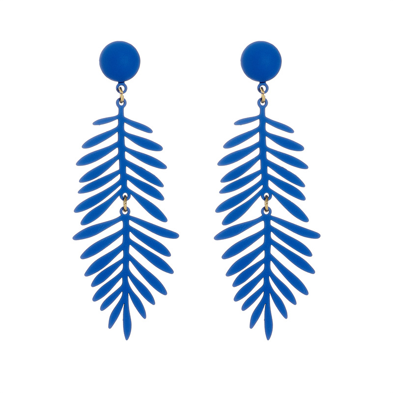 Women'S Gender 1 Pair Fashion Leaf Arylic Drop Earrings