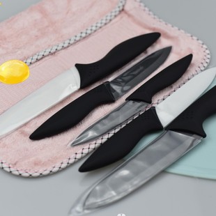 Ceramic fruit knife Japanese chef knife suit household ceramic food supplement knife suit for kitchen baby