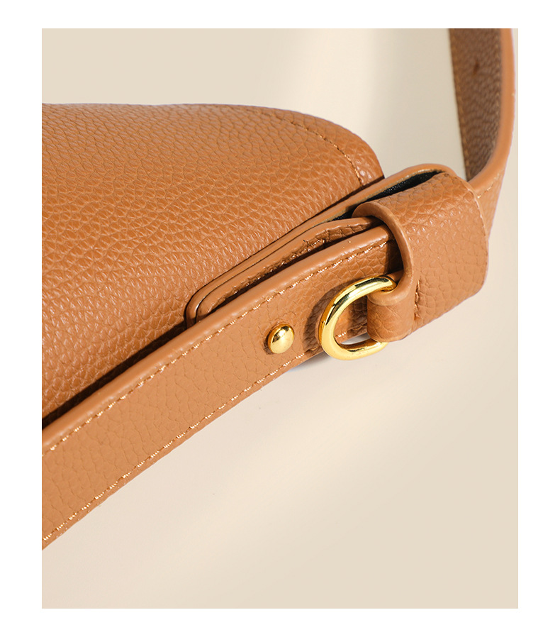 Women's Large Capacity Leather Shoulder Bucket Bag For Winter_voghion.com