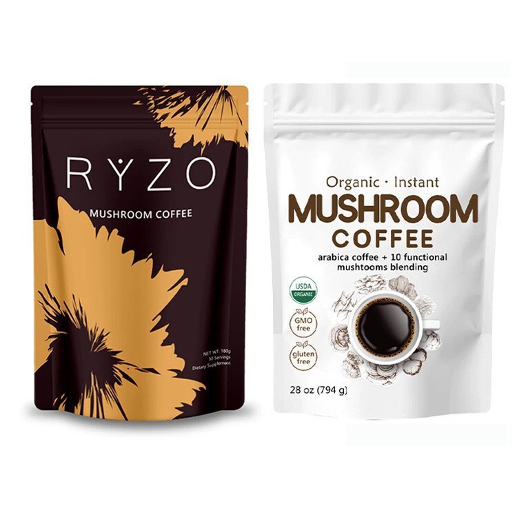 跨境爆品  现货蘑菇咖啡粉mushroom coffee狮子鬃毛蘑菇咖啡粉 定|undefined