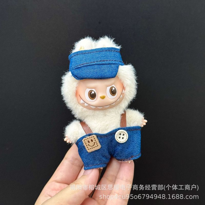 仅衣服适用四代心底密码4.0拉布布娃衣mini版Labubu迷你公仔套装|undefined
