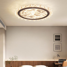 全光谱护眼中古风高级感云雾主卧室吸顶灯轻奢极简意式房间书房灯