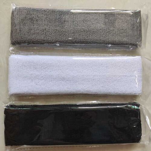 Sports headband, cotton sweat-absorbent breathable anti-sweat band for men and women, basketball, volleyball, badminton, yoga, fitness, running, headband