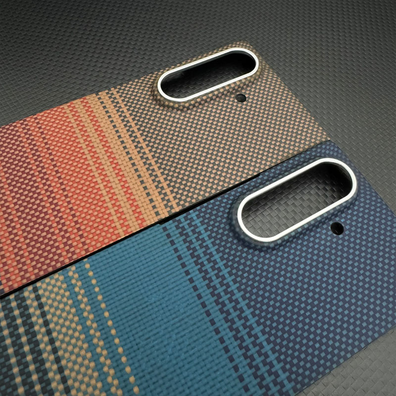 Suitable for Samsung Zfoldable7 Magnetic Kevlar Aramid Fiber Material Floating Weaving Process Mobile Phone Case Magnetic Suction