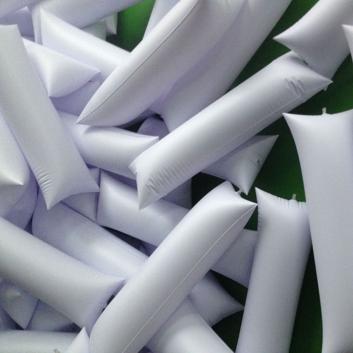 电压厂家直供PVC充气袋 吹气玩具气袋气囊 白色棒子内胆