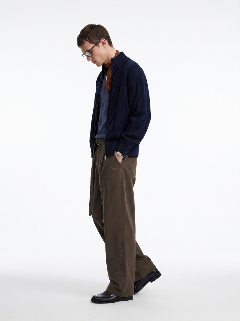 Inflation Jacquard Knit Jacket