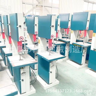 生产立式带锯机切割海绵纸品配无齿锯条两项电机异形切割
