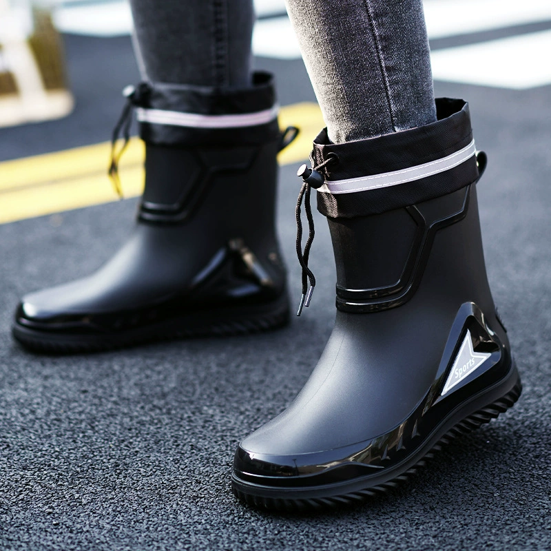Высококачественные резиновые сапоги для мужчин с дождевой защитой