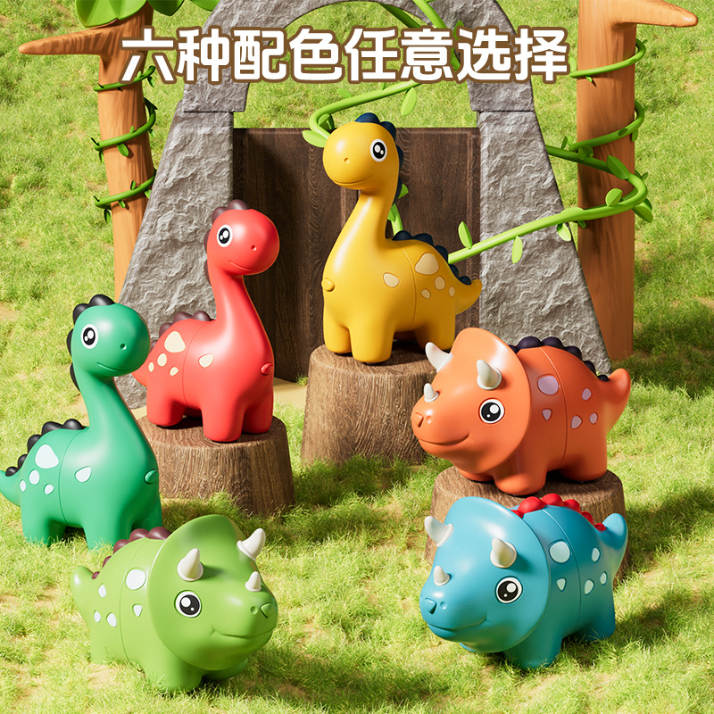 Juguetes para niños impactan dinosaurios telescópicos colisión deformación creativa dinosaurio juguetes de jardín de infantes pequeños juguetes de regalo al por mayor