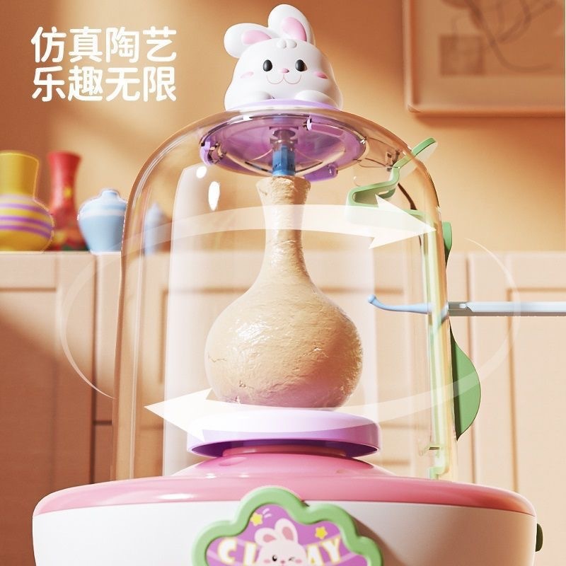 ソフト粘土子供用電動陶器機小学生特別な粘土ツールセット手作り diy おもちゃ 6|undefined