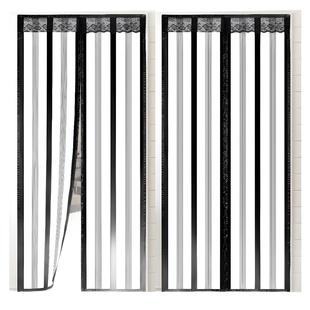 Air conditioning door curtain winter warm windproof kitchen fume household autumn and winter windshield plastic transparent self-suction magnet