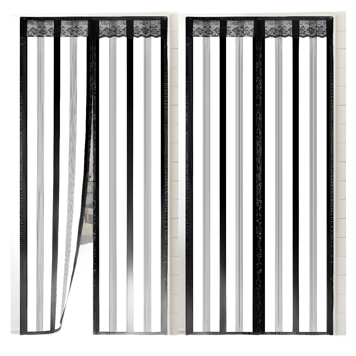 에어컨 도어 커튼 겨울 따뜻한 방풍 주방 흄 가정용 가을과 겨울 앞 유리 파티션 플라스틱 투명 자기 흡수 자석