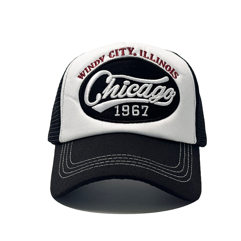 Vintage Trucker Cap For Men - Korean Style Breathable Mesh Hat_voghion.com