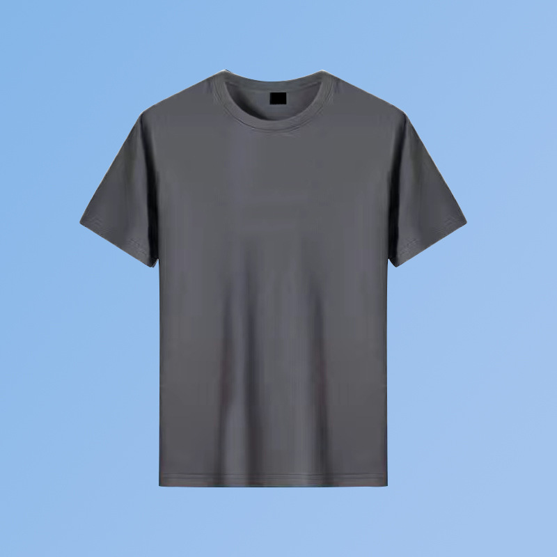 Camiseta de manga corta de verano para hombre camisa de fondo SLIM-Fit camiseta de media manga de moda cuello redondo Camiseta impresa Top ropa puesto suministro