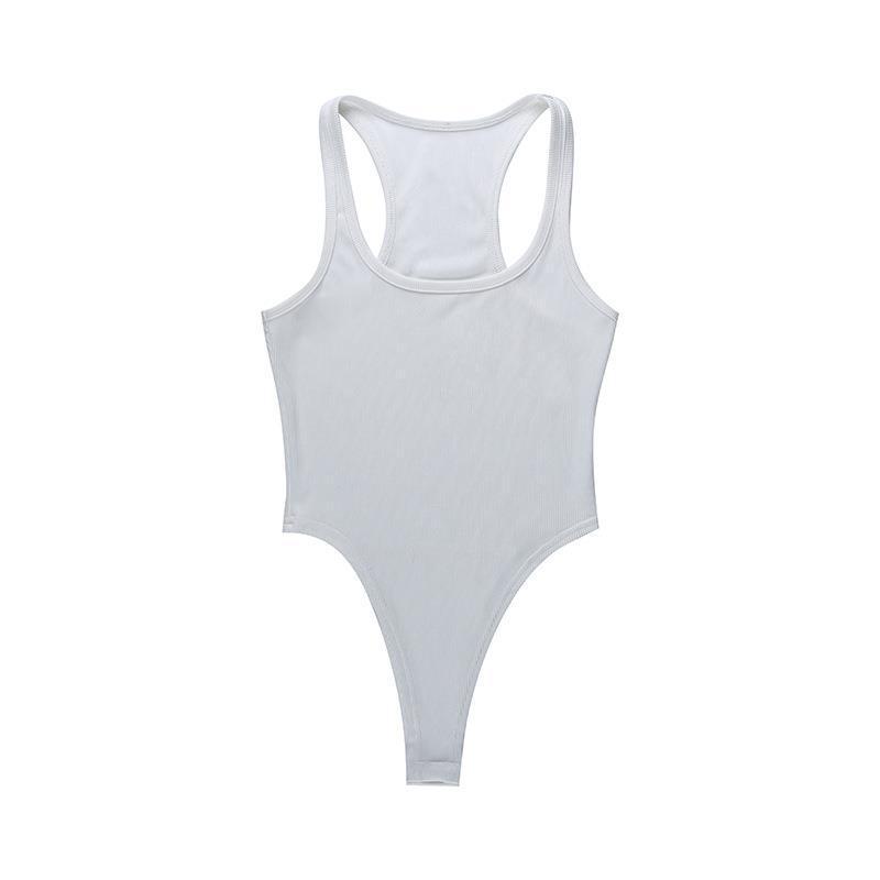 Europa y América de las mujeres del otoño nuevo chaleco deportivo casual yoga sexy Halter corto deportes mono