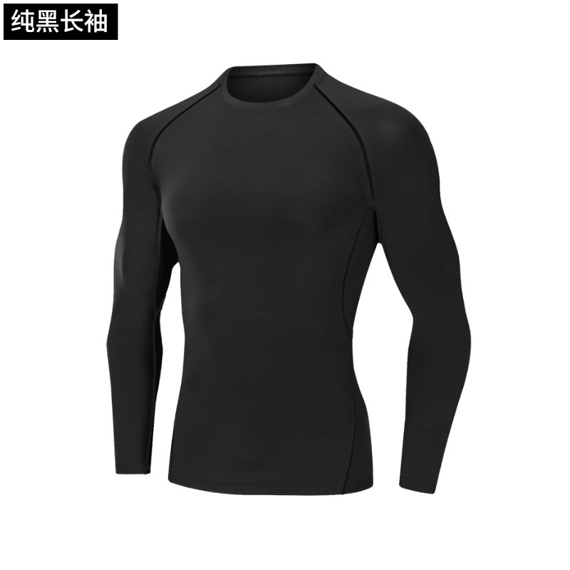 Traje deportivo, ropa de gimnasio para correr para hombres, ropa de secado rápido de seda de hielo de verano, equipo ajustado, ropa de ciclismo de entrenamiento para correr por la mañana