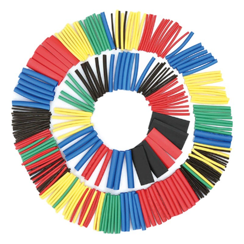 2 шт. универсальных термоусадочных трубок, изоляционные, огнестойкие, экологически чистые, водонепроницаемые, для защиты бытовых кабелей передачи данных