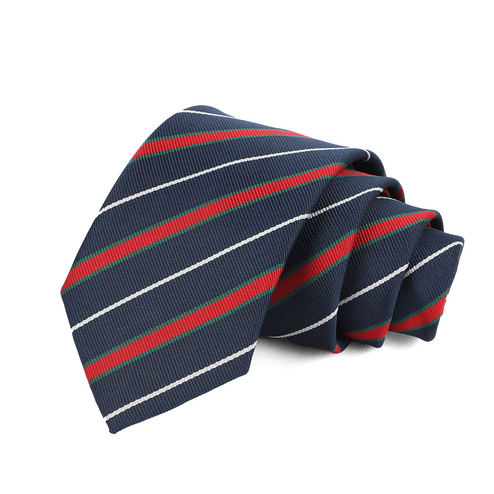 Corbata de hombre 8cm para hombre, bordado jacquard de alta calidad para hombre, corbata de negocios, corbata de seda de poliéster, fábrica al por mayor