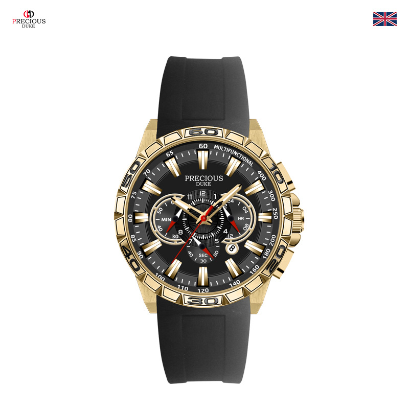 Precious Duke British Brand Watch Men's Multifunctional Watch Waterproof Manufacturer Wholesale Cross-Border E-Commerce