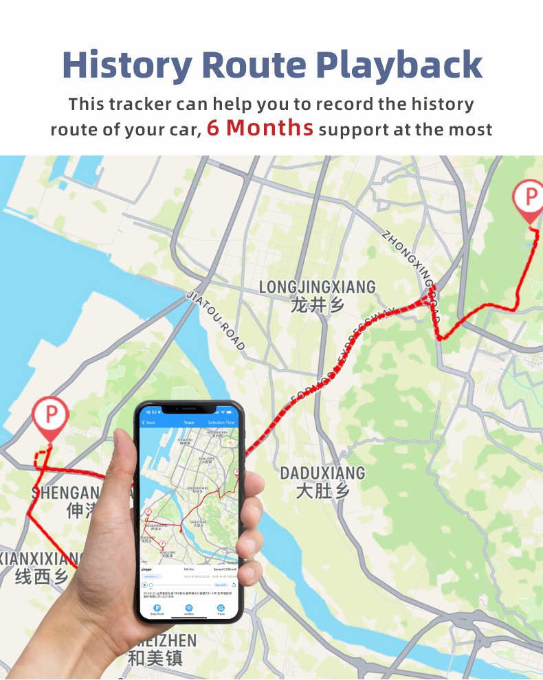 Cross-Border 4g Car Locator Gps Tracker Southeast Asia, South America, Africa, Europe and the United States Satellite Anti-Theft Tracker