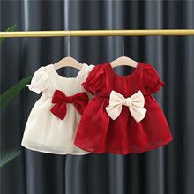 女童短袖连衣裙夏款婴儿童小女孩公主裙子0一1-3岁小童女宝宝夏装