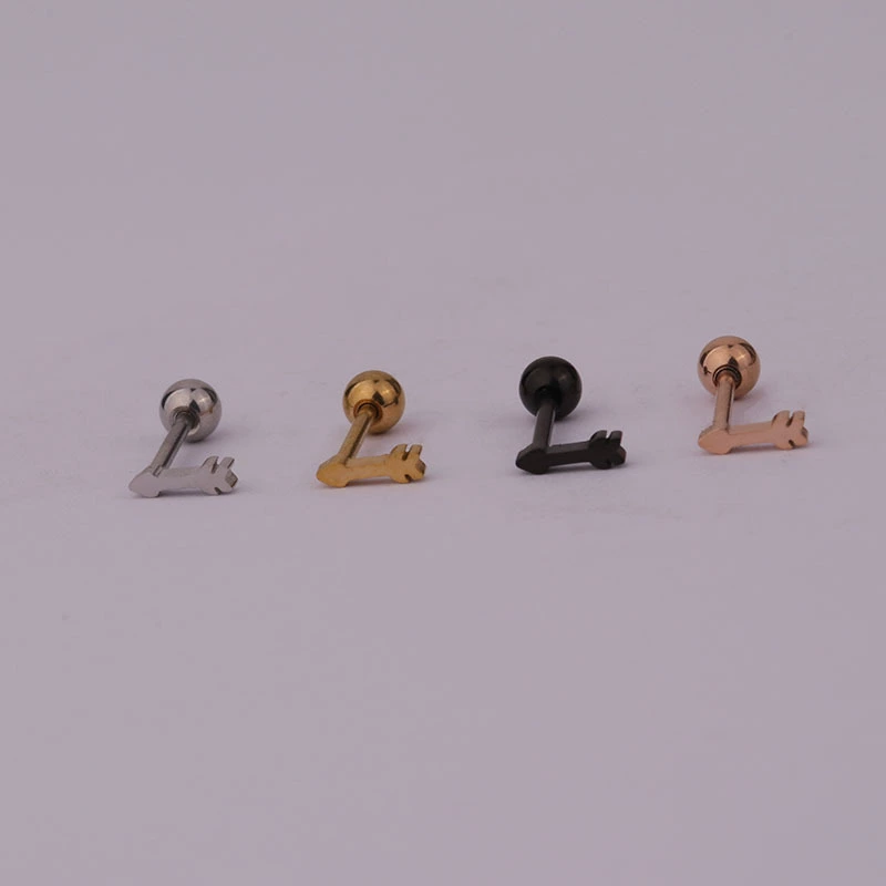 Серьги из нержавеющей стали, пирсинг