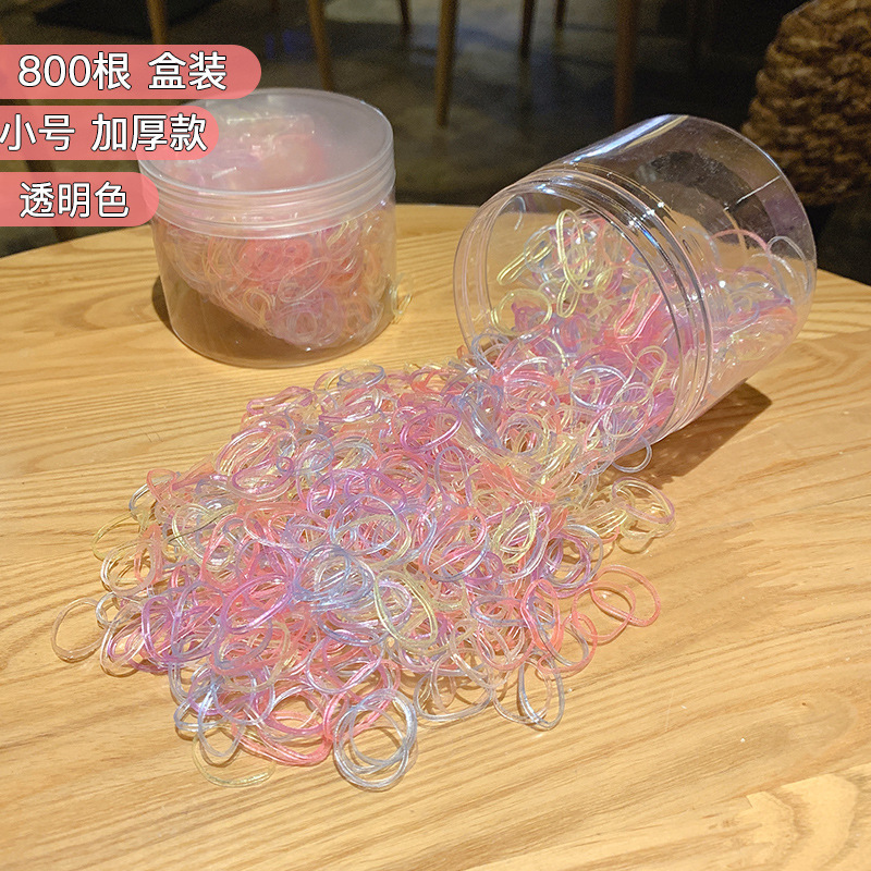 髪を結ぶためのカラフルな使い捨てゴムバンド、高弾性、耐久性、髪を傷つけない、女の子の帽子、ベビーヘアバンド、ヘアロープ|undefined