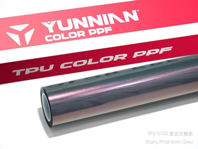 cross-border direct sales, factory wholesale, Auto Color Change Film - tpu-starry-gray-phantom-dual-use-for-wet-and-dry-surfaces-15215m
