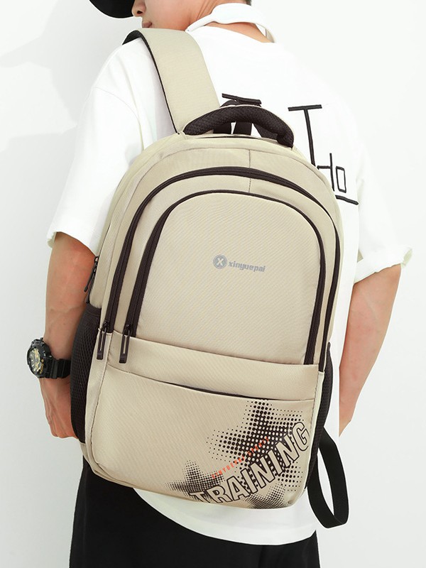 Bolsos de hombre de nueva moda Mochila de gran capacidad de tendencia Mochila escolar de hombre casual de negocios simple Bolsa de computadora de salida