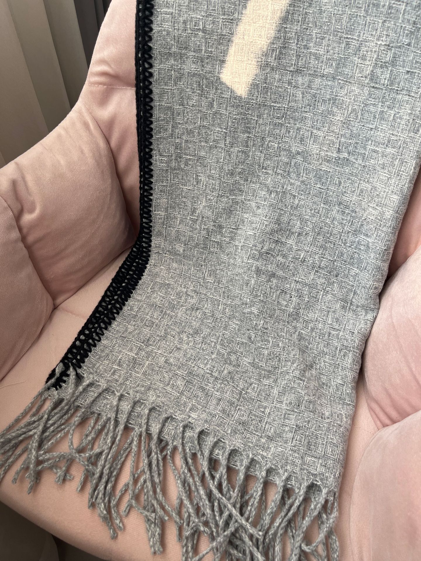 Damen Strickschal, Weicher Wollschal In Kontrastfarben Für Winter_voghion.com