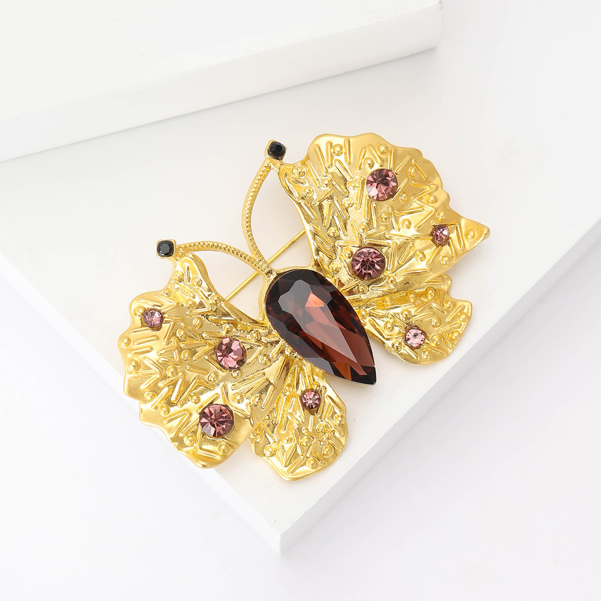 Alloy Material Butterfly Pattern Retro Classic Style Pin Butterfly Alloy Women's Brooches