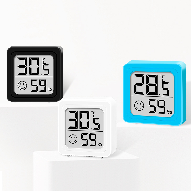 高精度电子温湿度计家用壁挂式干湿两用亚马逊室内迷你温湿度计